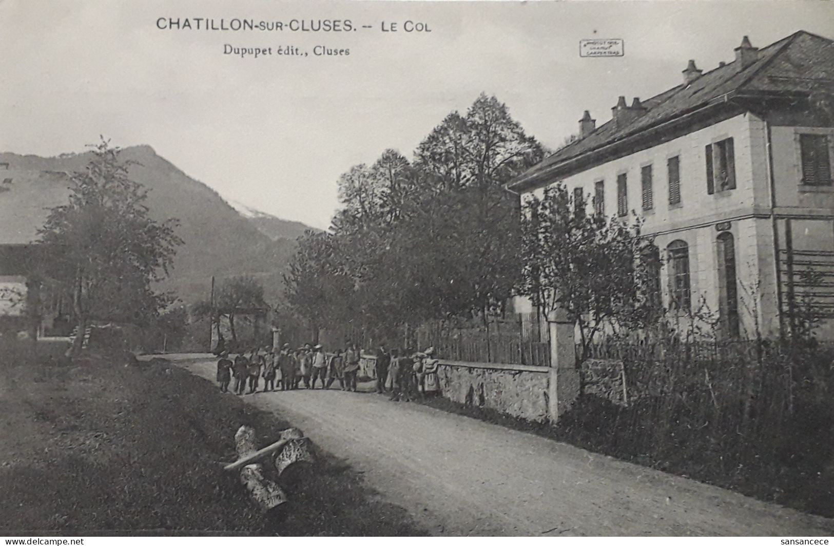 Chatillon Sur Cluses Le Col   Pas Circulée - Bellevaux