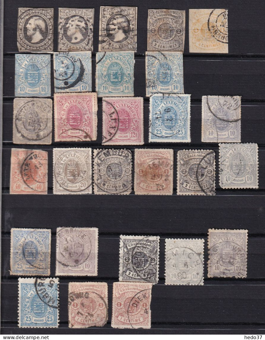 Luxembourg - Ensemble Timbres Anciens 2e Choix - Other & Unclassified
