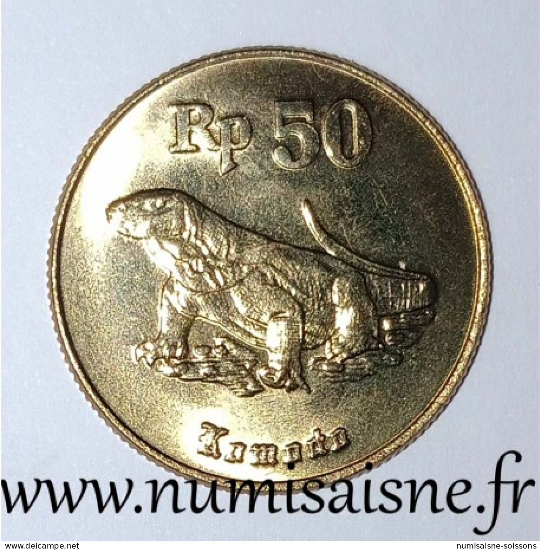 INDONESIE - KM 52 - 50 RUPIAH 1998 - Dragon De Komodo - SPL - Indonésie