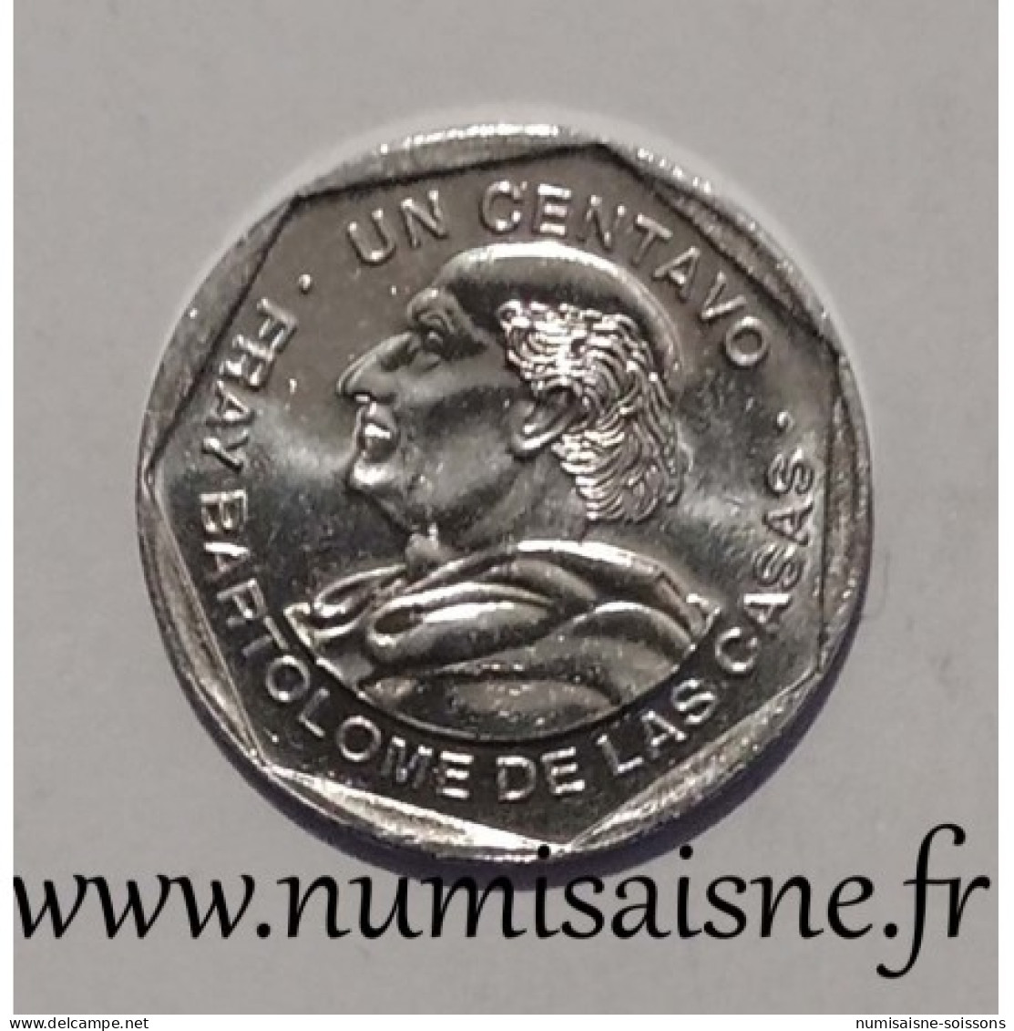 GUATEMALA - KM 282 - 1 CENTAVO 1999 - Frère Barthélémy De Las Casas - SPL - Guatemala