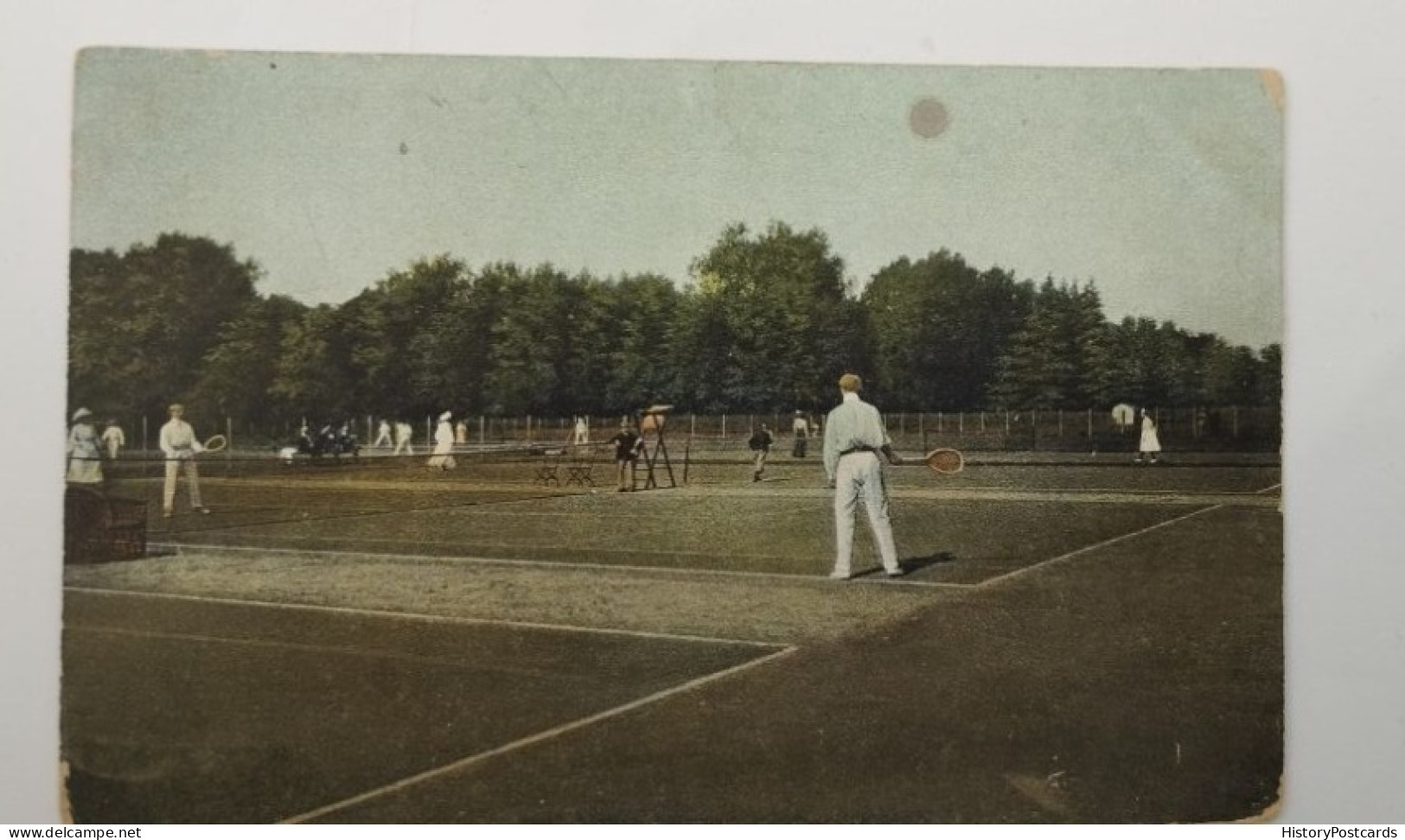 Tennis, Tennisplatz, Tennisspieler, Männer, Frauen, 1905 - Tennis