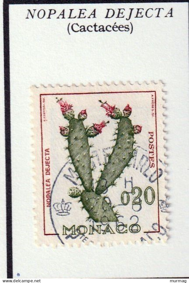 MONACO - Cactus - Y&T N° 541, 541A - 1960 - Oblitérés - Usados