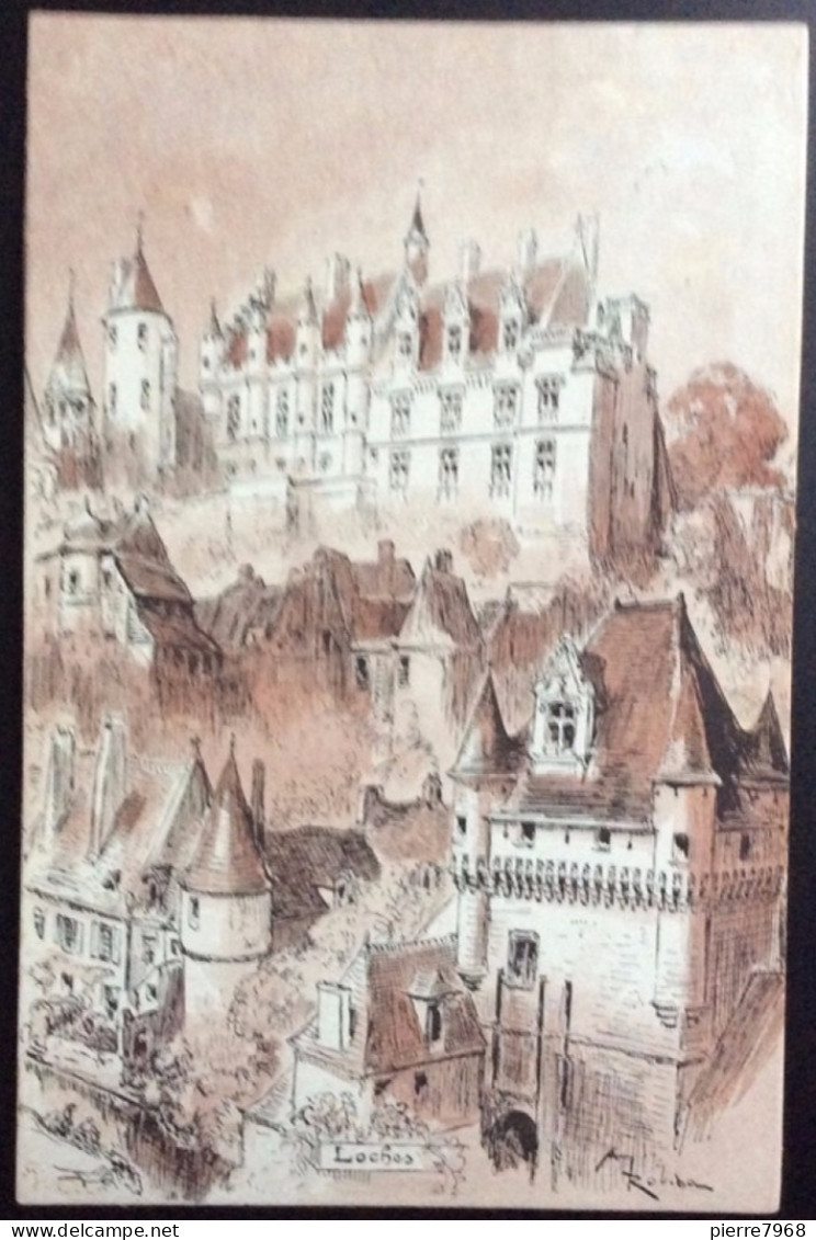 Albert ROBIDA : Baudelot - Série G - Château De Loches - Robida