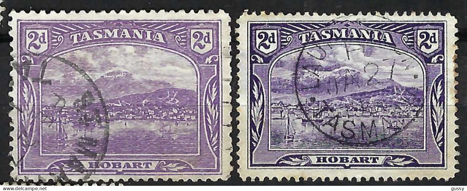 TASMANIE Ca.1900: Lot De TP OBL., Nuances - Usati