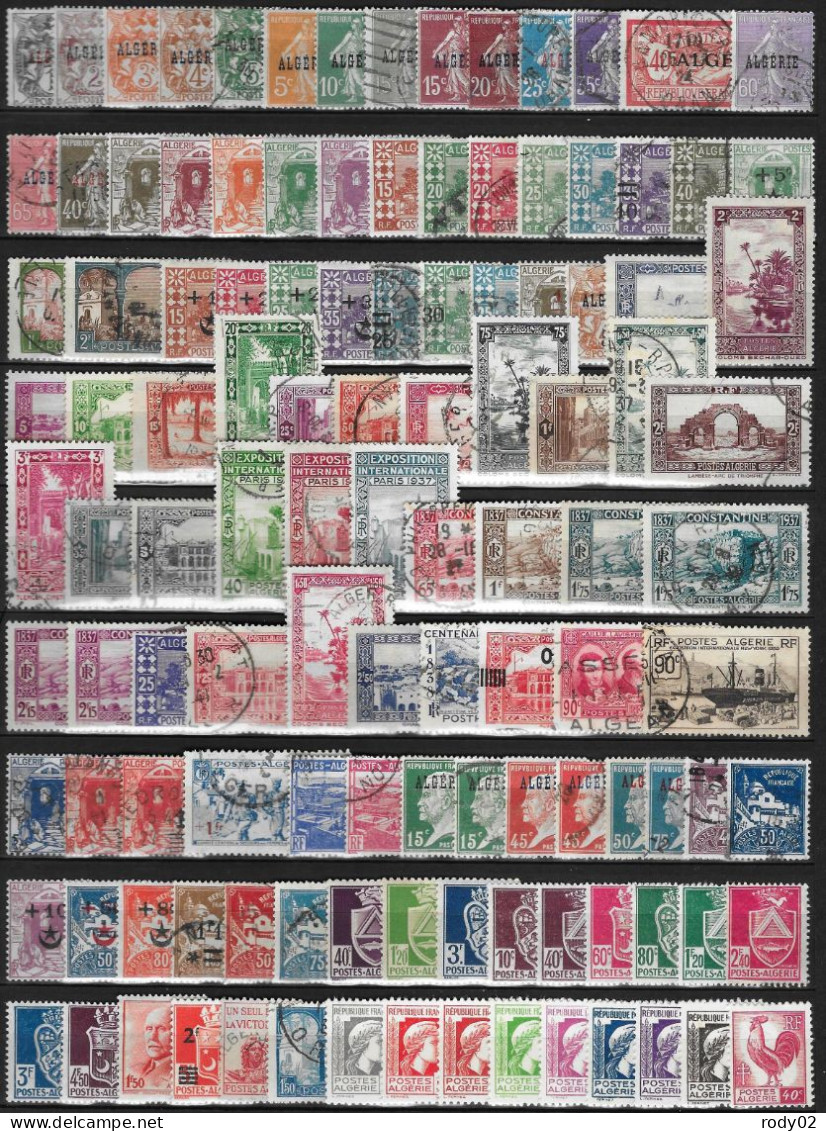 ANCIENNES COLONIES FRANCAISES - ALGERIE - LOT - 2 SCANS - Collections, Lots & Series