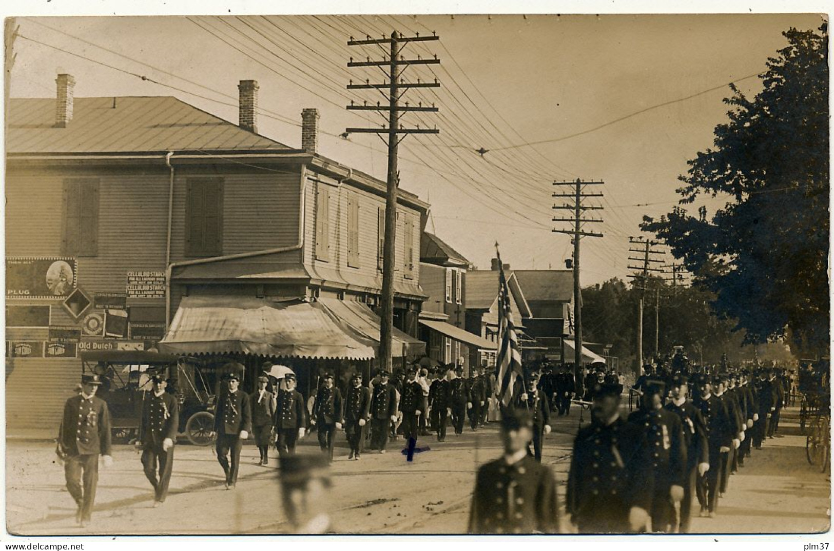 HAMPTON, VA - Real Photo - Fire Brigade Parade - Hampton