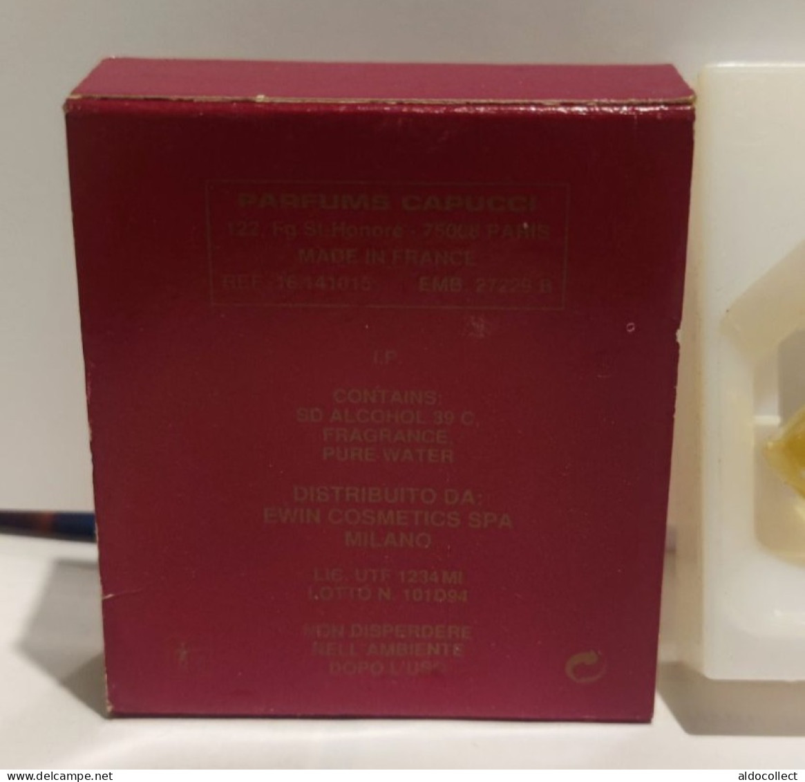 MIGNON CAPUCCI DONNA VINTAGE Profumo 5 Ml MINI EAU DE TOILETTE - Miniatures Womens' Fragrances (in Box)