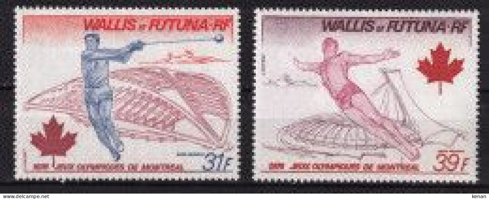 Wallis And Futuna, 1976, Mi: 277/78 (MNH) - Nuevos