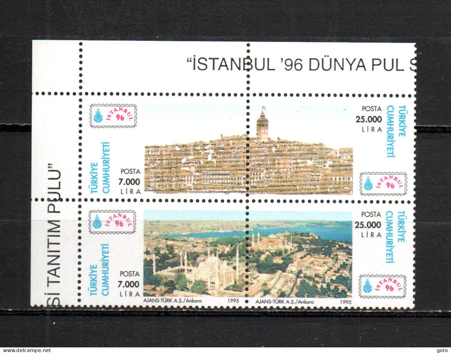 Turquía   1995 .-   2805/2808   ** - Neufs