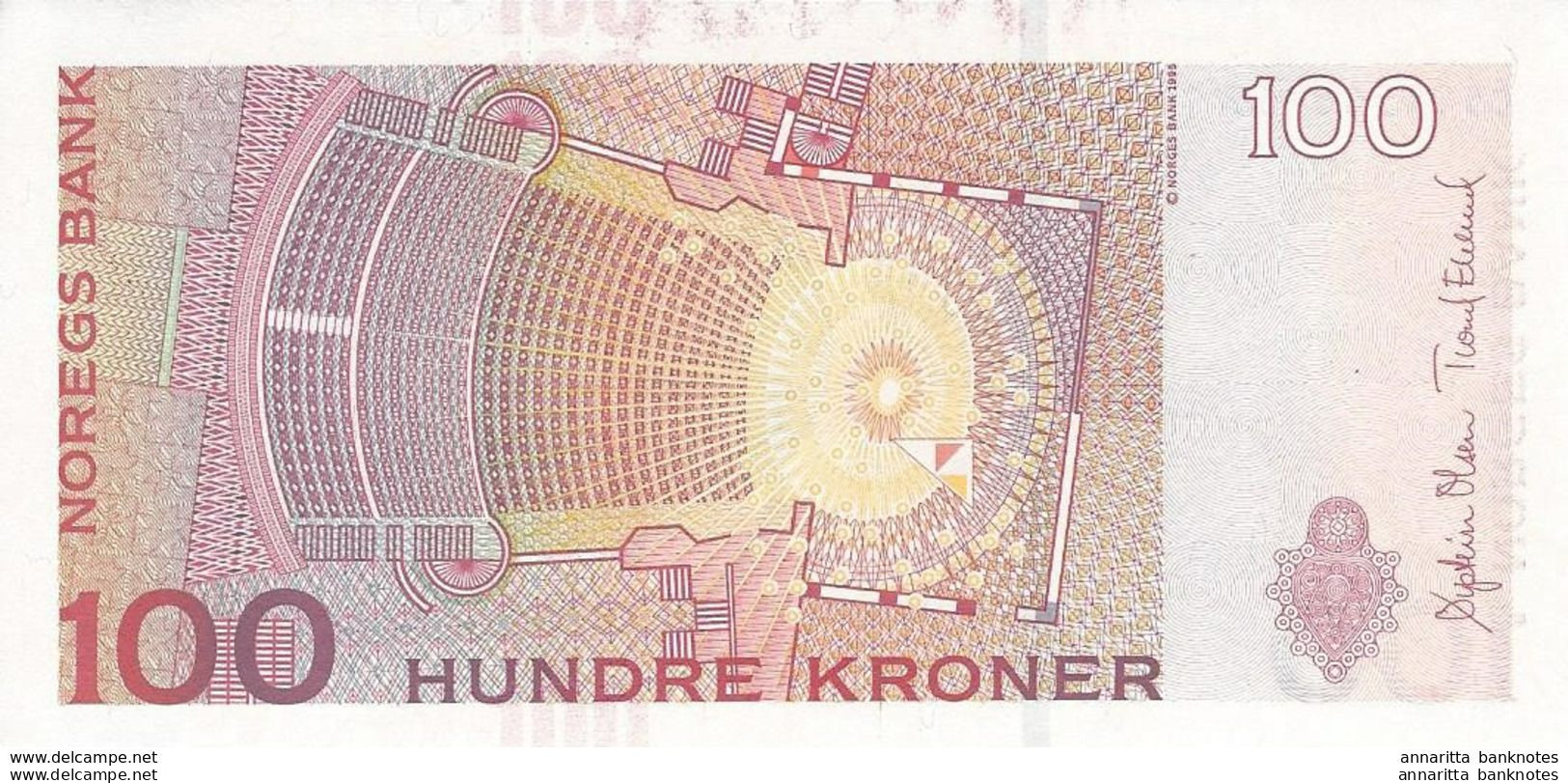 Norway 100 Kroner 2014, UNC (P-49e, ) - Norway