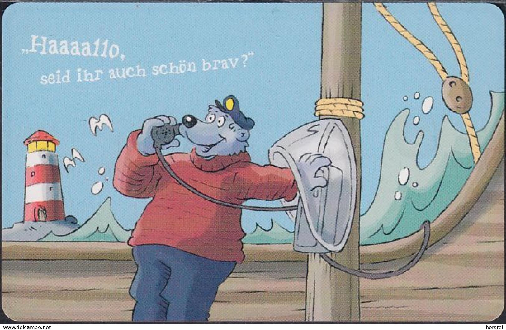 GERMANY P18/02  Comic: Kapitän Blaubär 2 - Leuchtturm - P & PD-Series: Schalterkarten Der Dt. Telekom