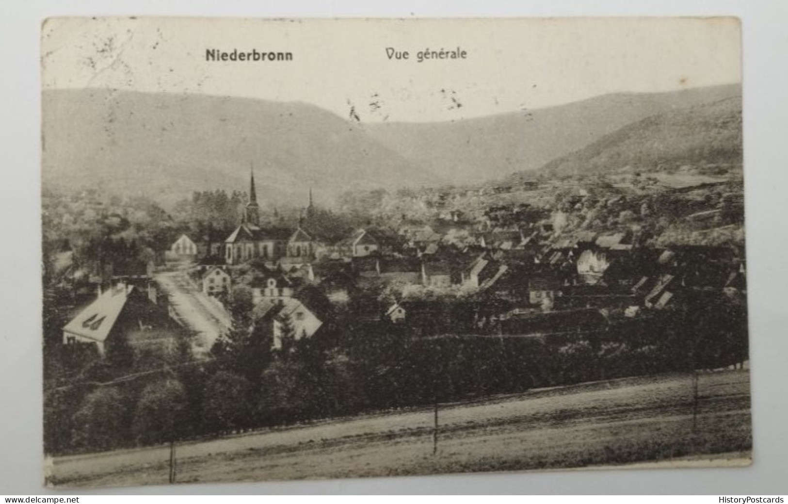 Niederbronn, Elsas-Lothringen, Gesamtansicht, 1913 - Elsass
