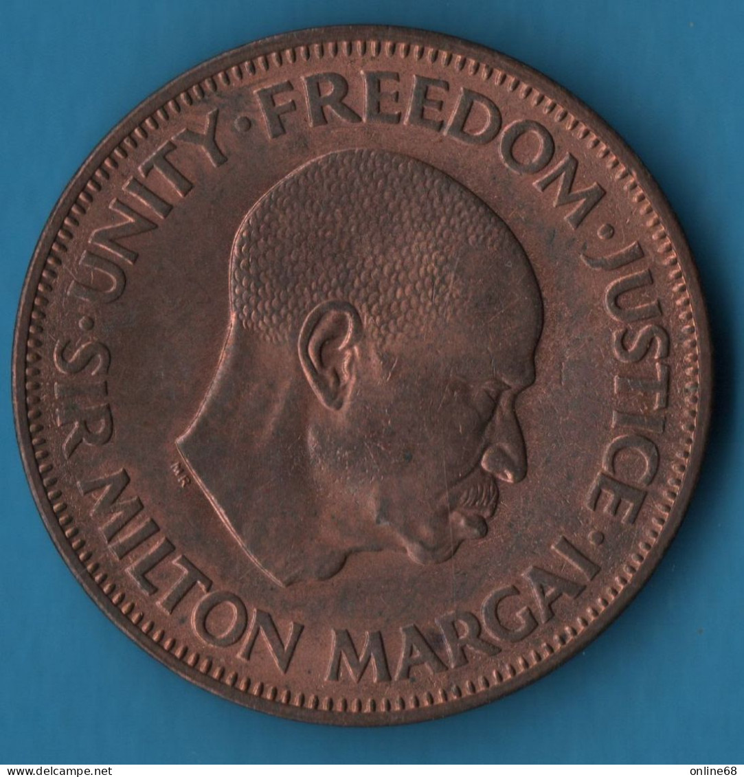 SIERRA LEONE 1 CENT 1964 KM# 17 Sir Milton Margai - Sierra Leona