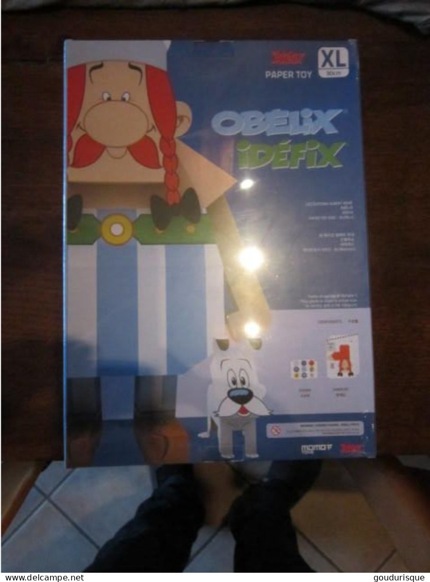 ASTERIX PAPER TOY OBELIX ET IDEFIX   UDERZO - Asterix