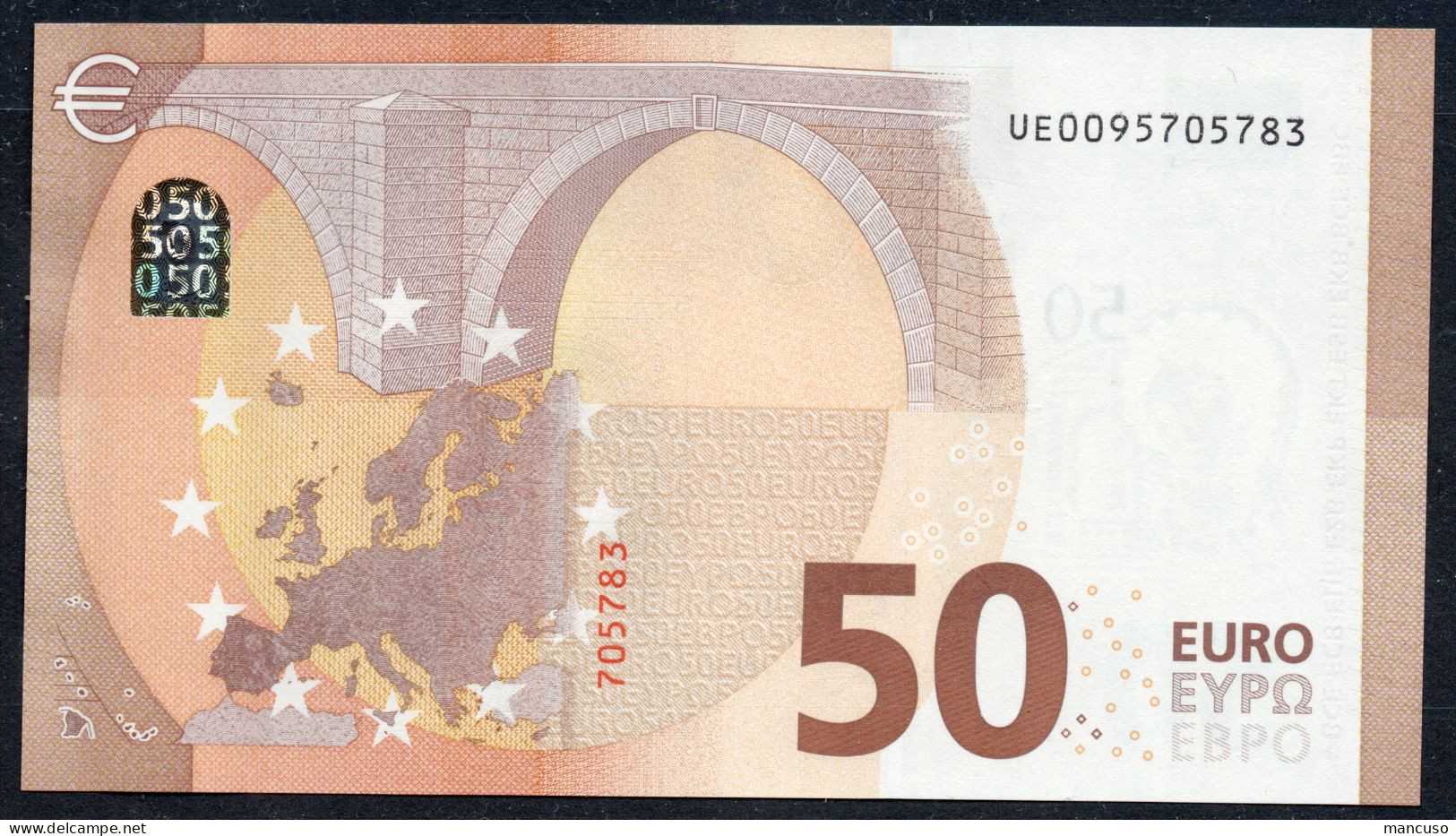 50 EURO FRANCE  UE U050A1 FIRST POSITION - Charge "09" - LAGARDE   UNC - 50 Euro