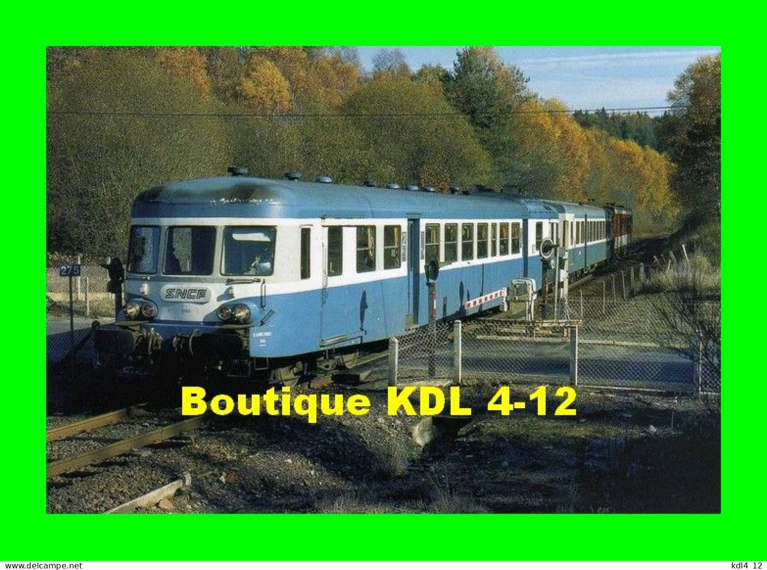 RU 1430 - Autorail X 2883 Au PN 275 Vers EYGURANDE MERLINES - Corrèze - SNCF - Eygurande