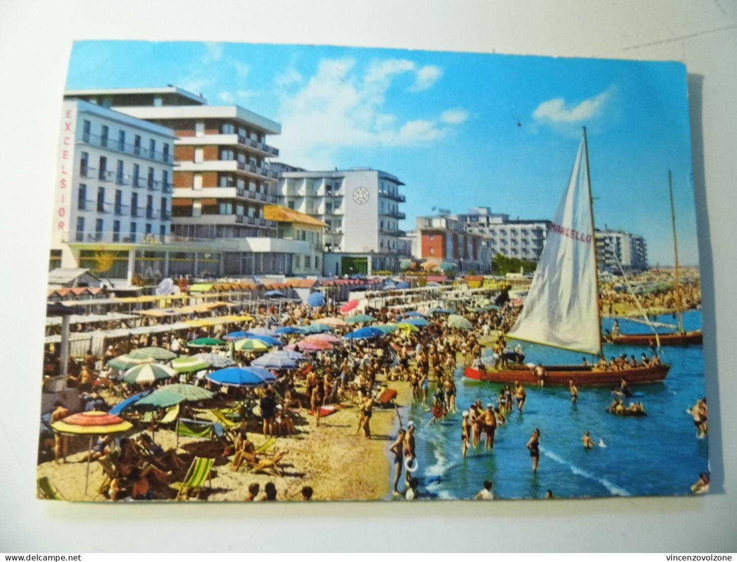 Cartolina Viaggiata "CATTOLICA Alberghi A Mare" 1976 - Hotels & Restaurants