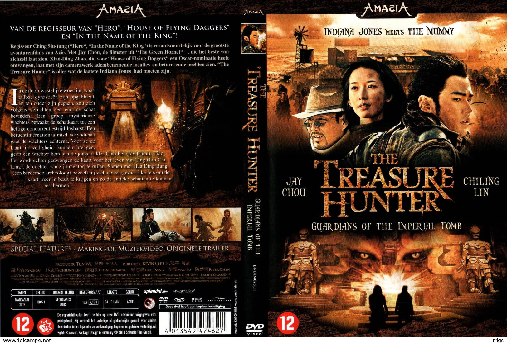 DVD - The Treasure Hunter - Action, Aventure