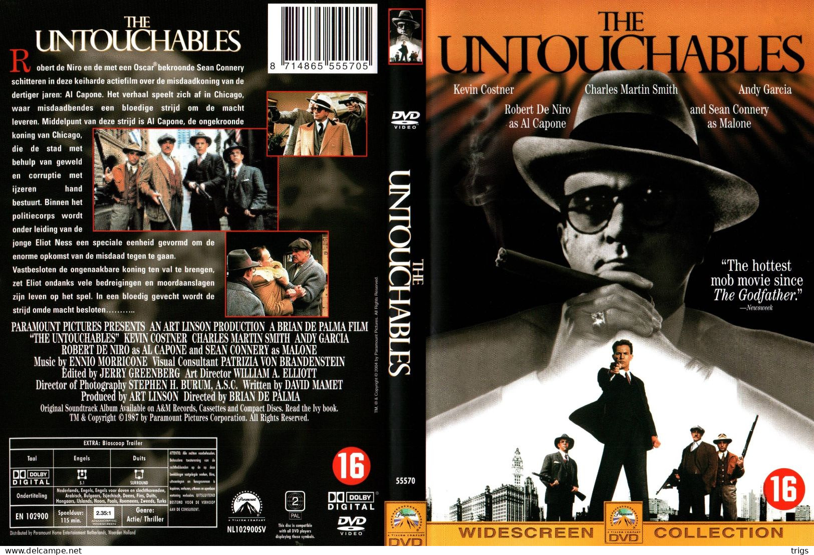 DVD - The Untouchables - Politie & Thriller