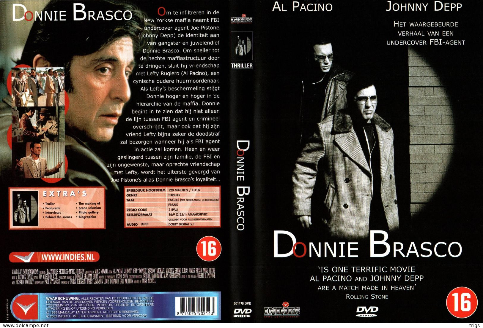 DVD - Donnie Brasco - Krimis & Thriller