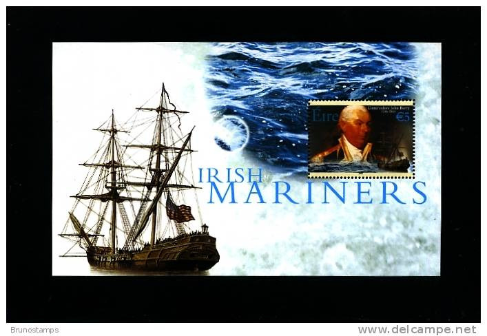 IRELAND/EIRE - 2003  IRISH MARINERS  MS MINT NH - Blocks & Sheetlets