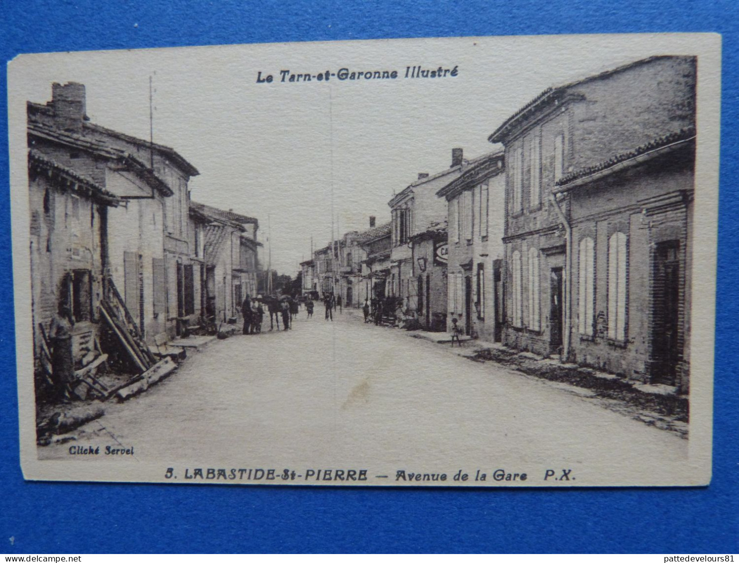 CPA (82) LABASTIDE SAINT PIERRE Avenue De La Gare - Labastide Saint Pierre