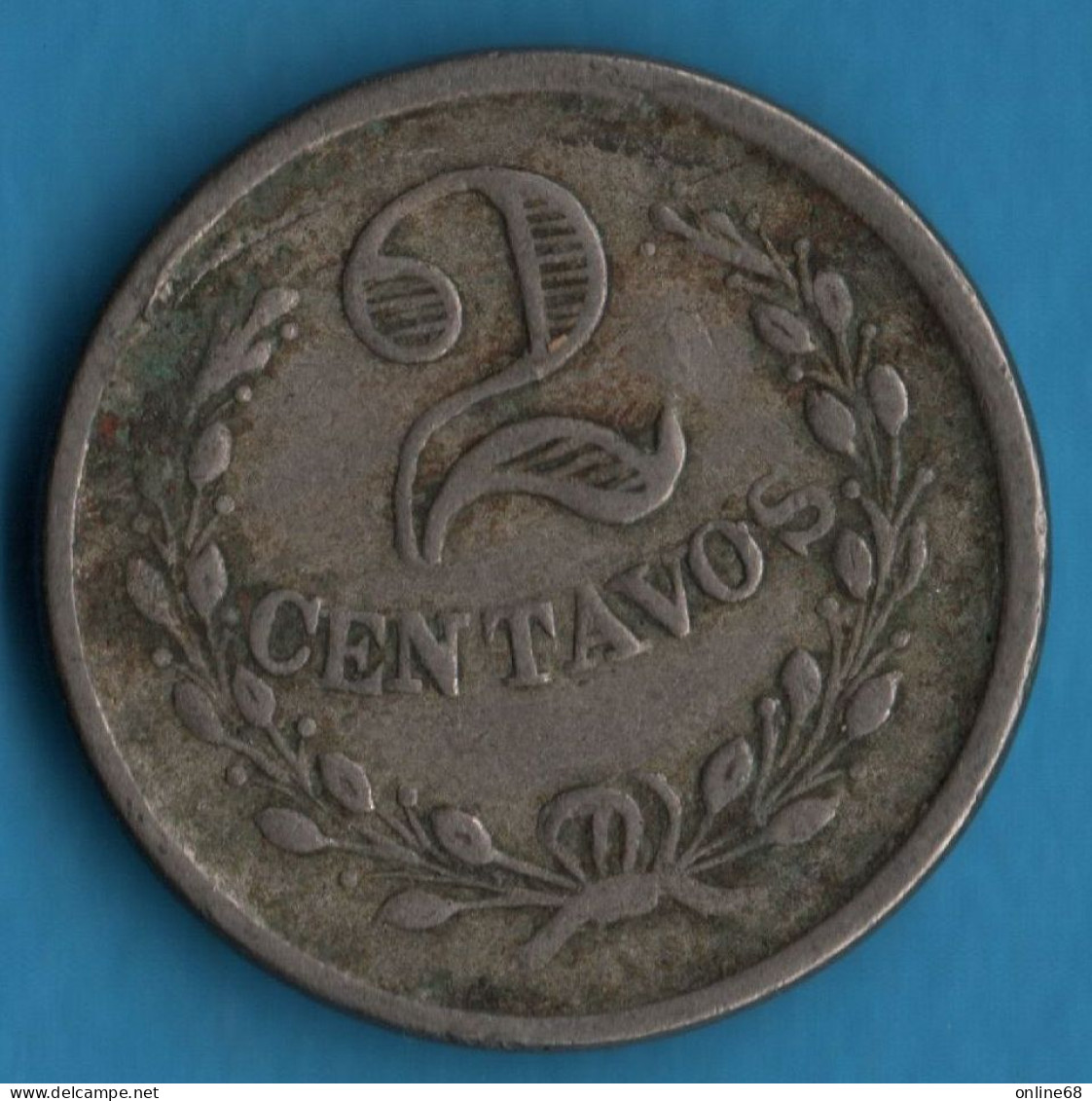 COLOMBIA 2 CENTAVOS 1921 KM# L10 LAZARETO Leprosarium Coinage Léproserie - Colombia