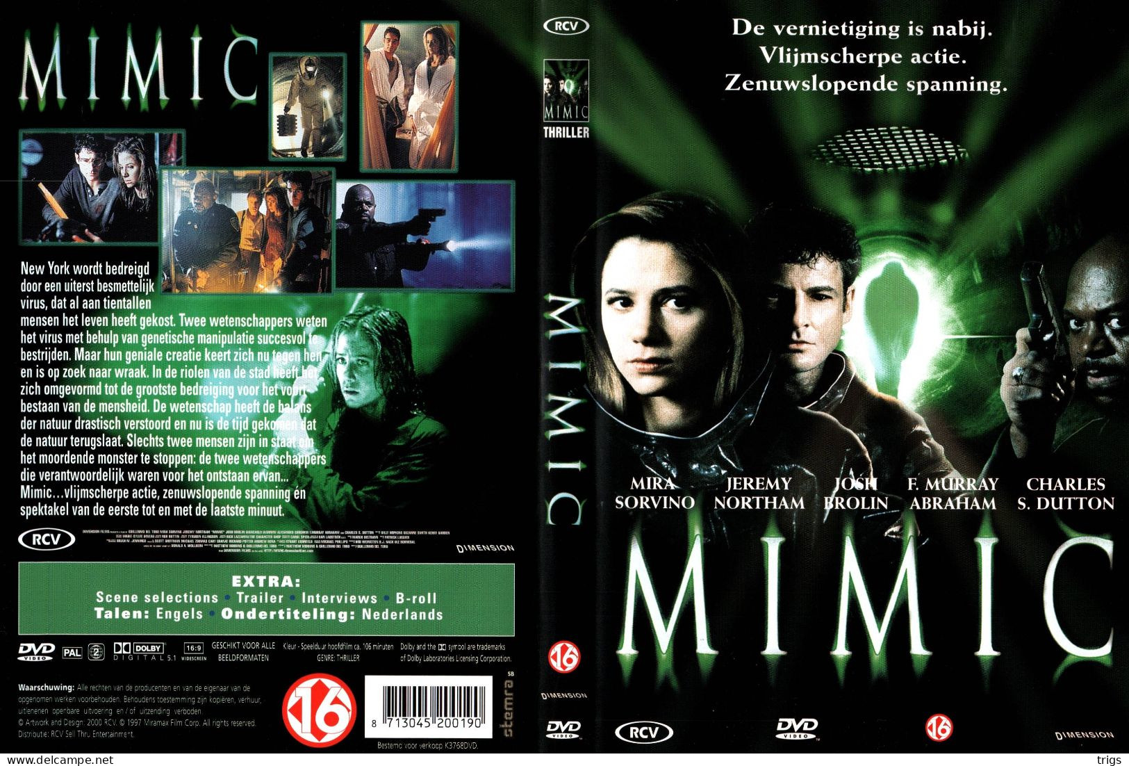 DVD - Mimic - Crime