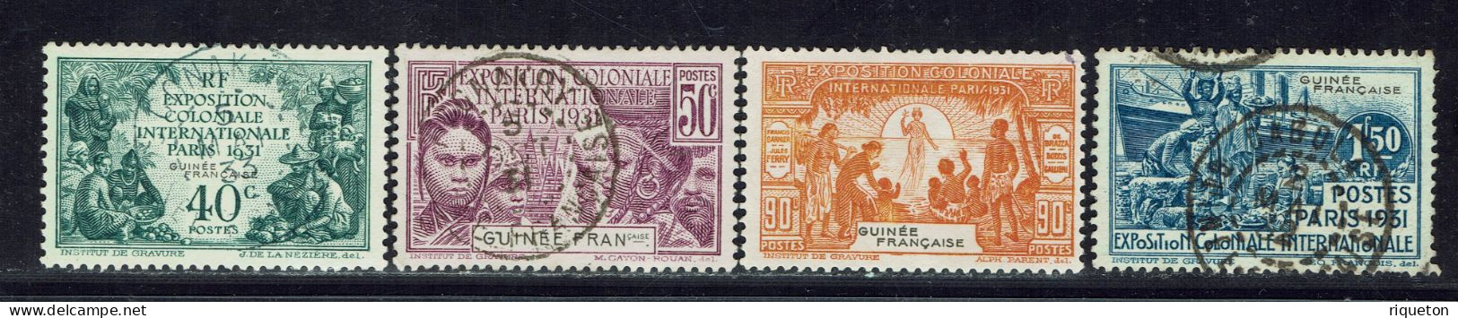 Guinée. 1931. N° 115/118 Oblitérés, Le 117 (X) - Oblitérés