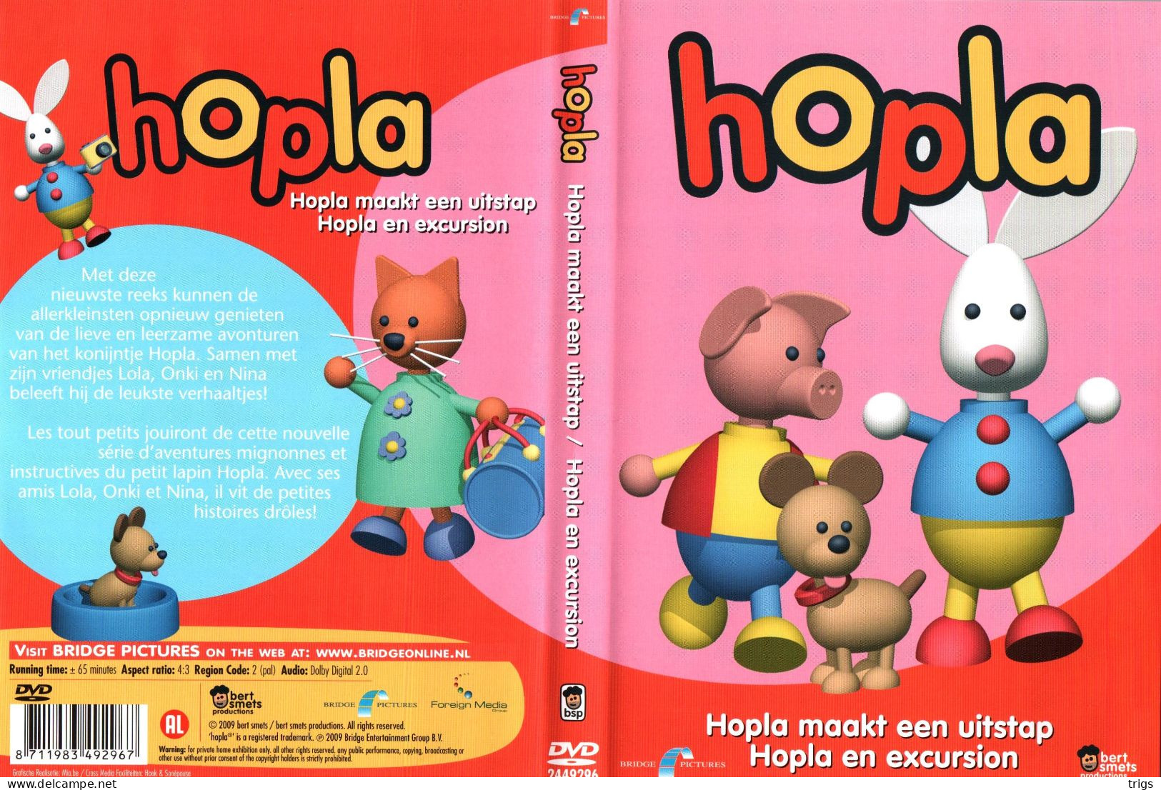 DVD - Hopla Maakt Een Uitstap - Cartoni Animati