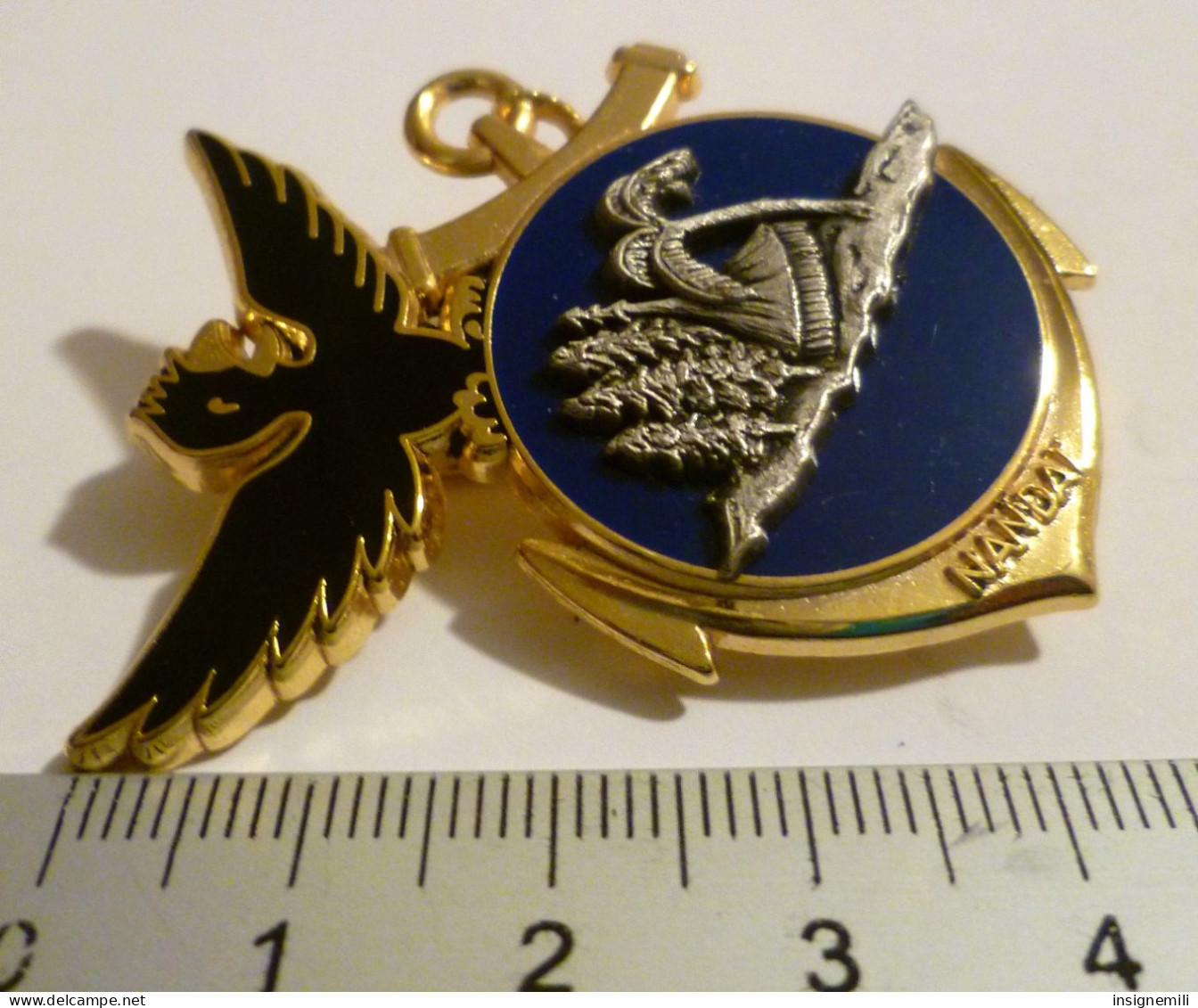 INSIGNE RIMA DU PACIFIQUE DETACHEMENT NANDAI , REGIMENT INFANTERIE MARINE - FRAISSE PARIS - Services Médicaux