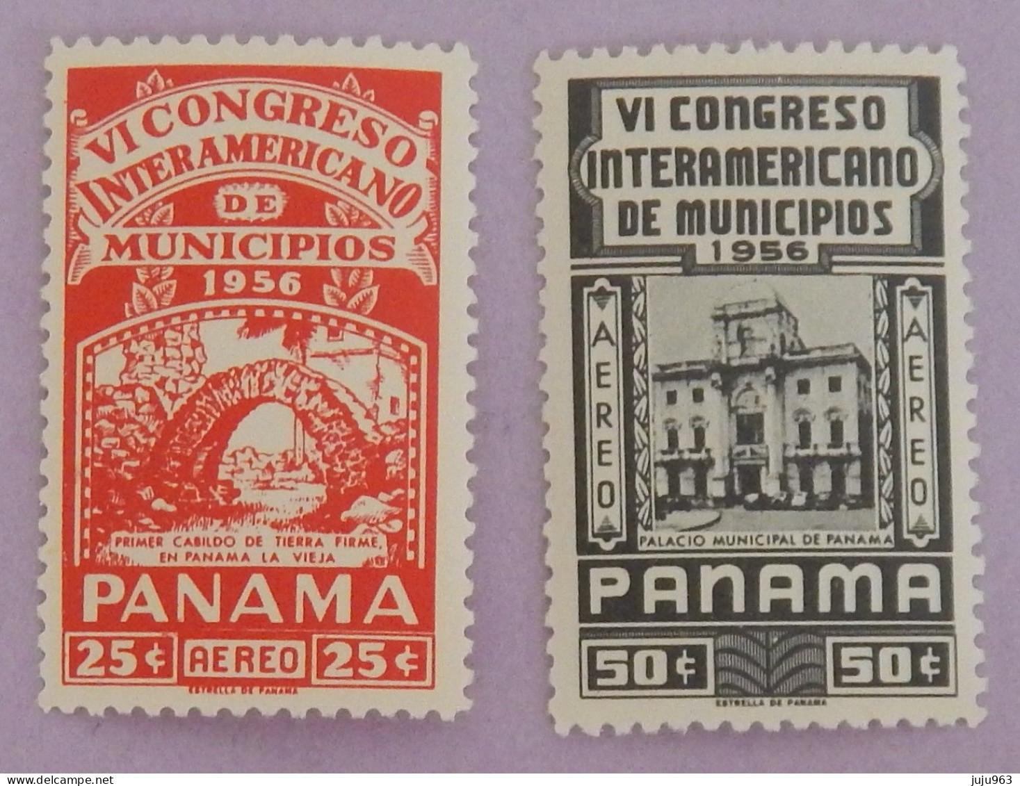 PANAMA YT PA 167/168 NEUFS*MH ANNÉE 1956 - Panama