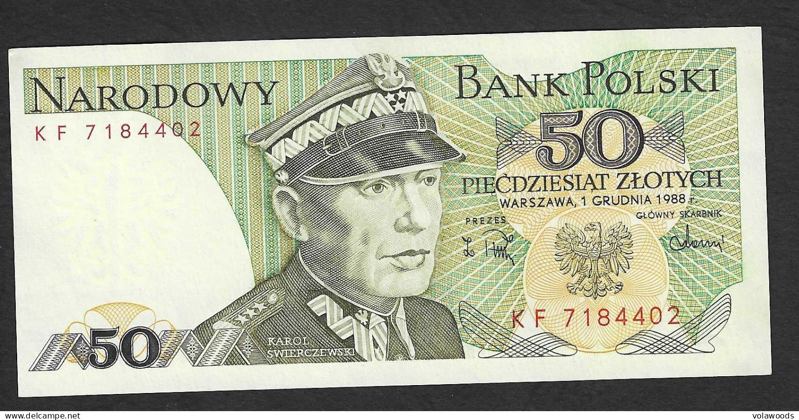 Polonia - Banconota Non Circolata FdS UNC Da 50 Zloty P-142c.2 - 1988 #19 - Pologne