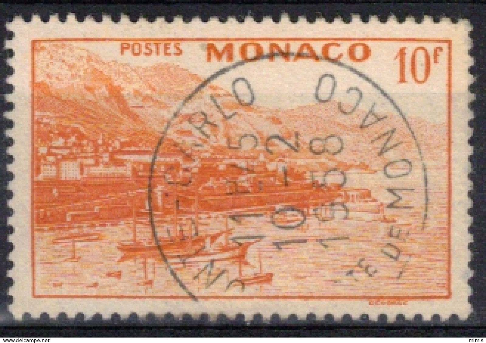 MONACO        1948-49                        N° 311A (o) - Usati