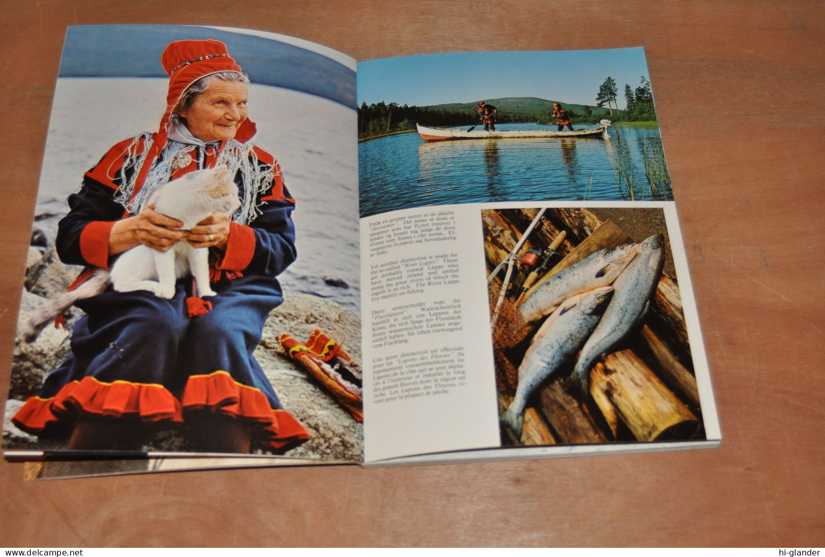 Lapponia  , Mennesker Og Reinsdyr ( Danois , Anglais , Français ) Hommes Et Rennes - Fotografía