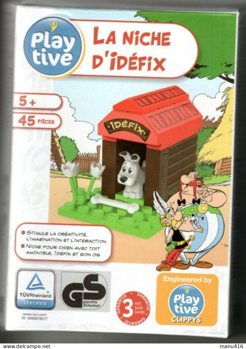 La Niche D'Idéfix ( Astérix ) Playtive Clippys,  Boite Neuve (jamais Ouverte). Voir Les Scans. Port Offert. - Astérix & Obélix