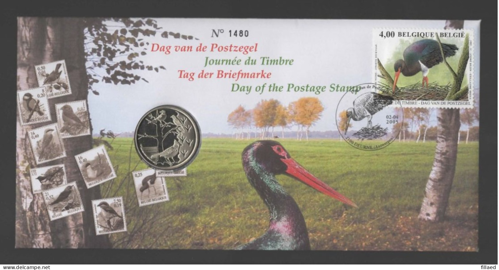 Belgie: Numisletter 3388 Dag Van De Postzegel. - Numisletters
