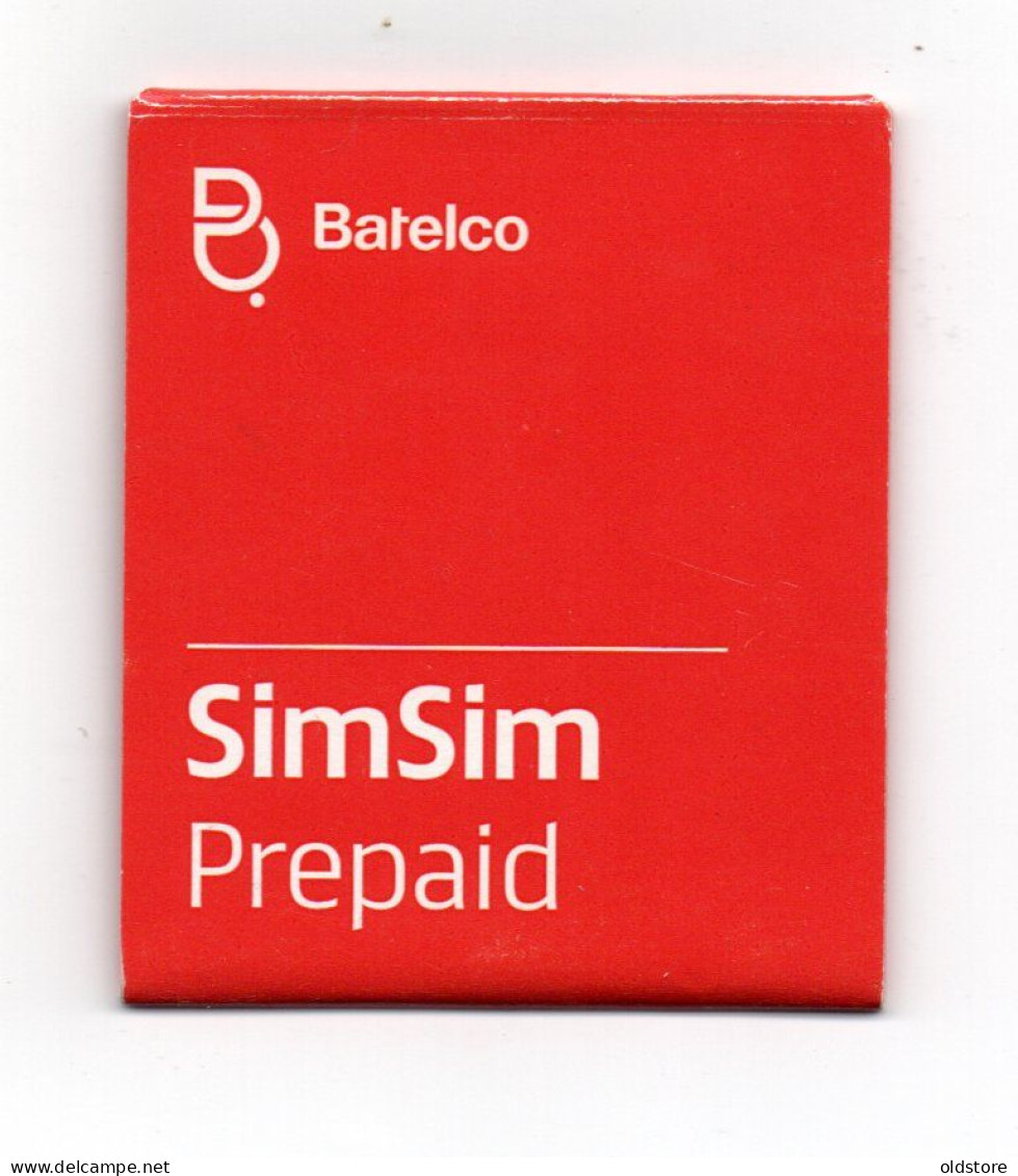 Bahrain Phonecards - GSM Simsim Prepaid Card With Card Chip - Mint - Batelco Red Card - ND 2018 - Bahrein