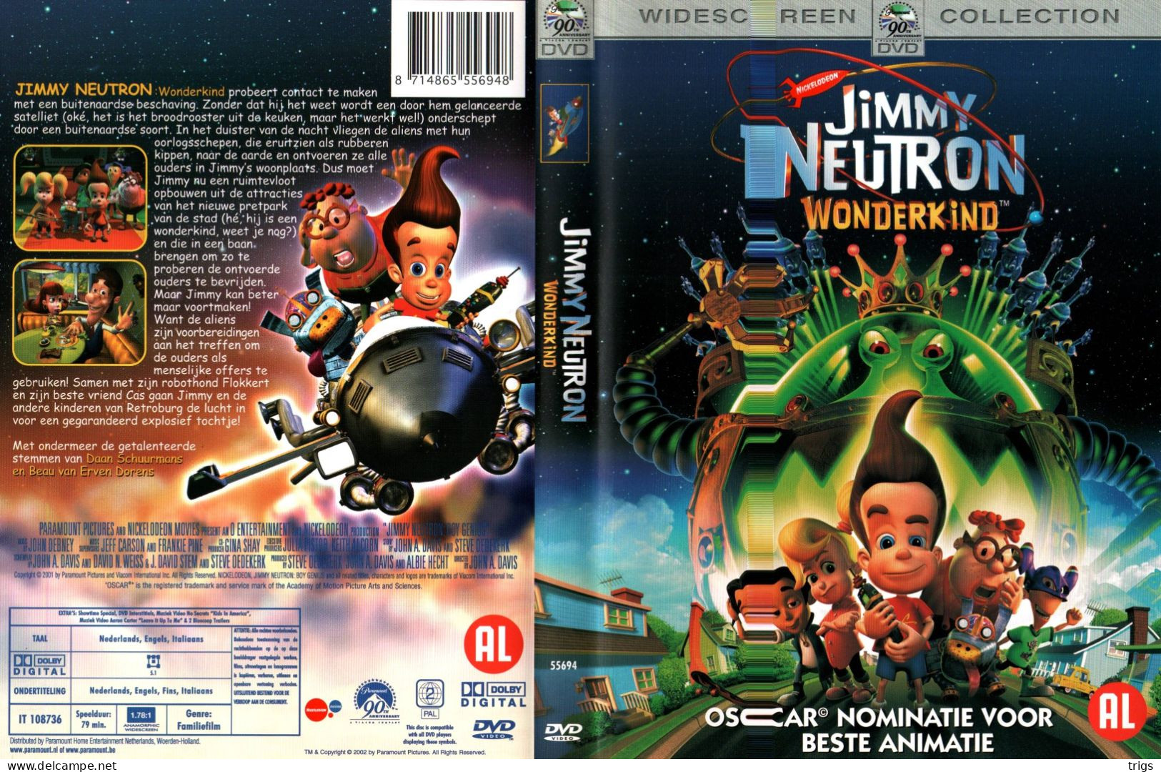 DVD - Jimmy Neutron: Wonderkind - Dessin Animé