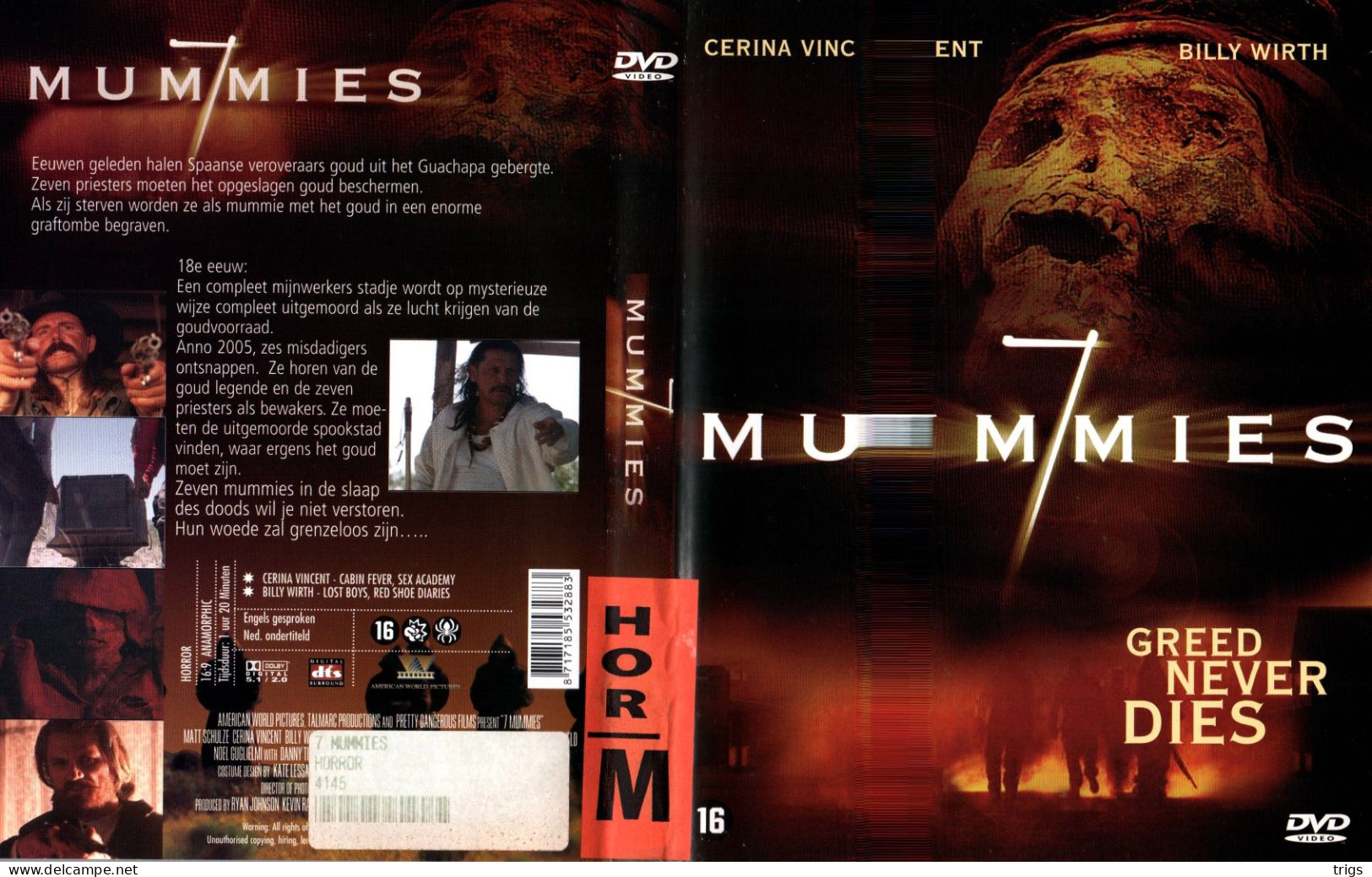 DVD - 7 Mummies - Horreur