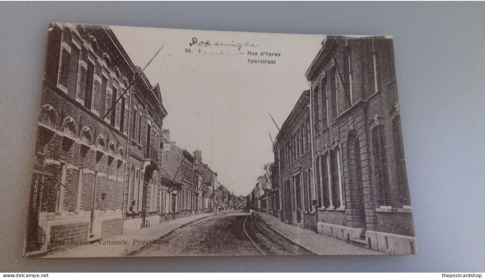 Belgique : Poperinghe : Rue D'Ypres UNUSED West Flanders BELGIUM - Poperinge