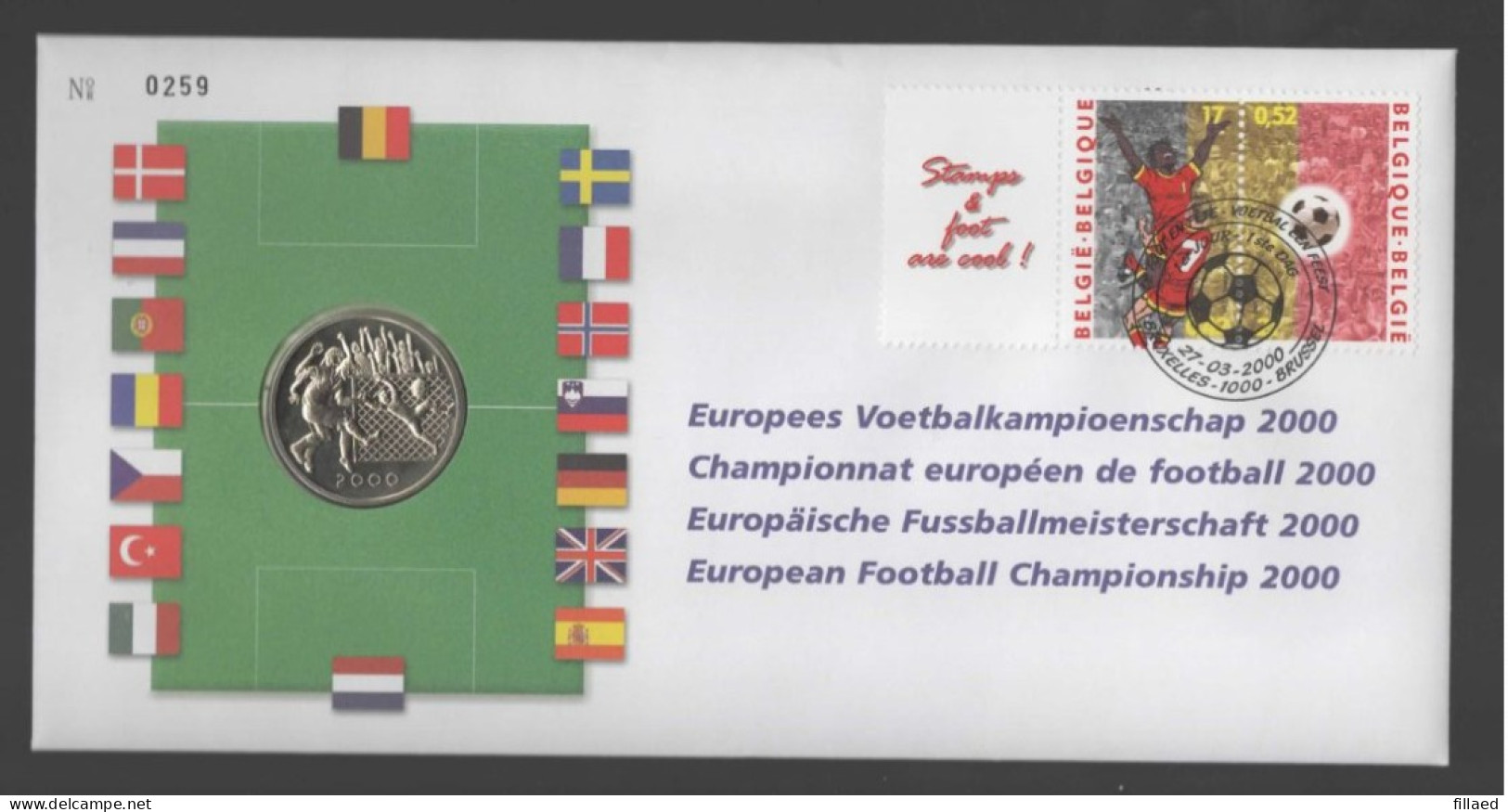 Belgie: Numisletter 2892/93 Gemeenschappelijke Uitgifte Met Nederland - Numisletters