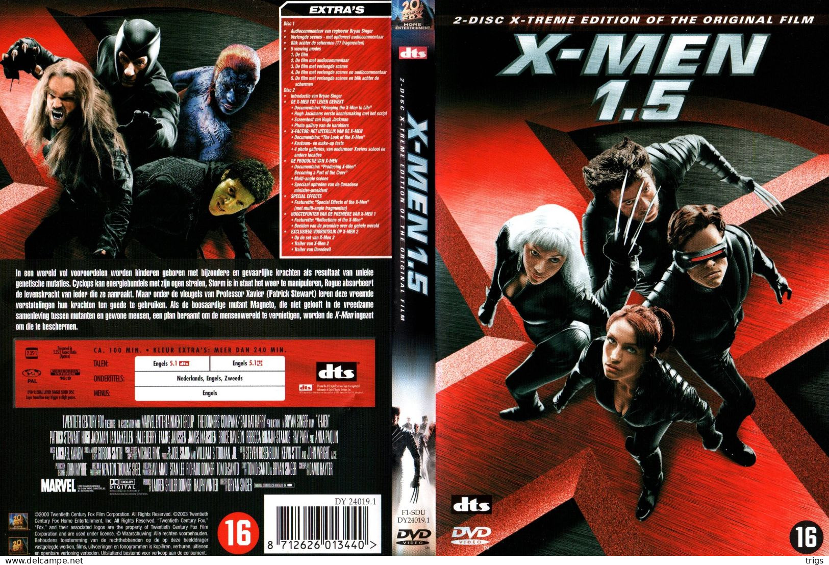 DVD - X Men 1.5 (2 DISCS) - Action, Aventure