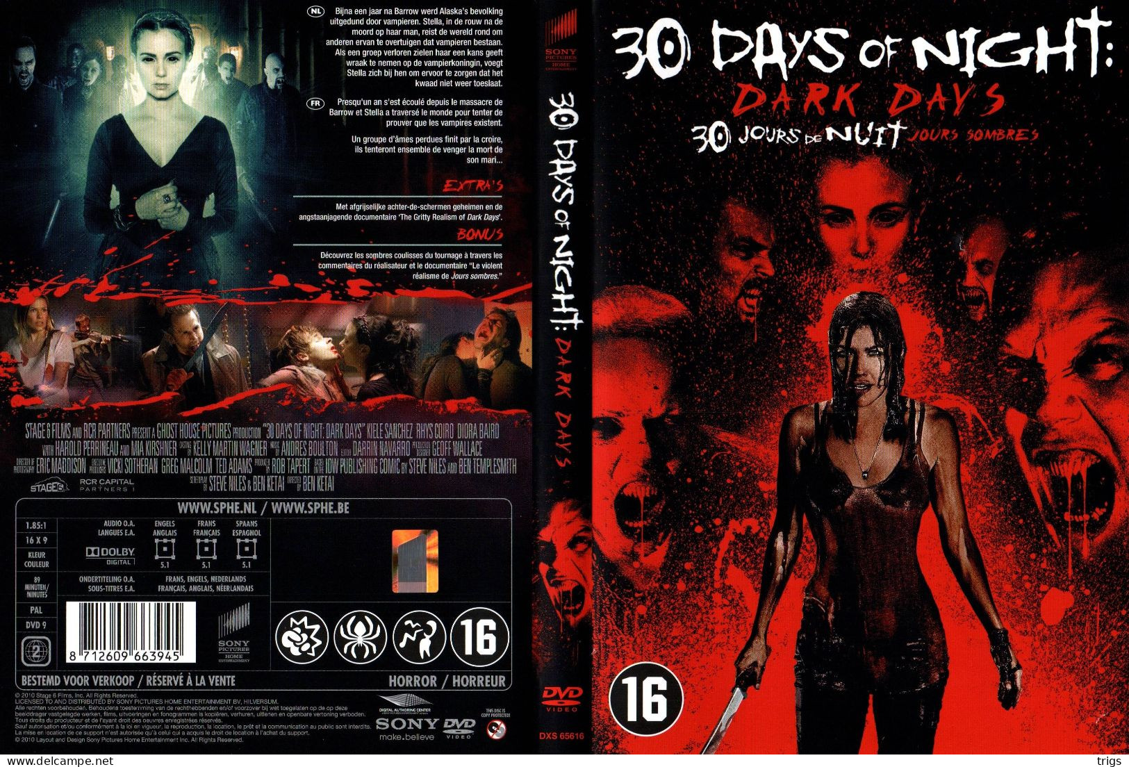 DVD - 30 Days Of Night: Dark Days - Horror