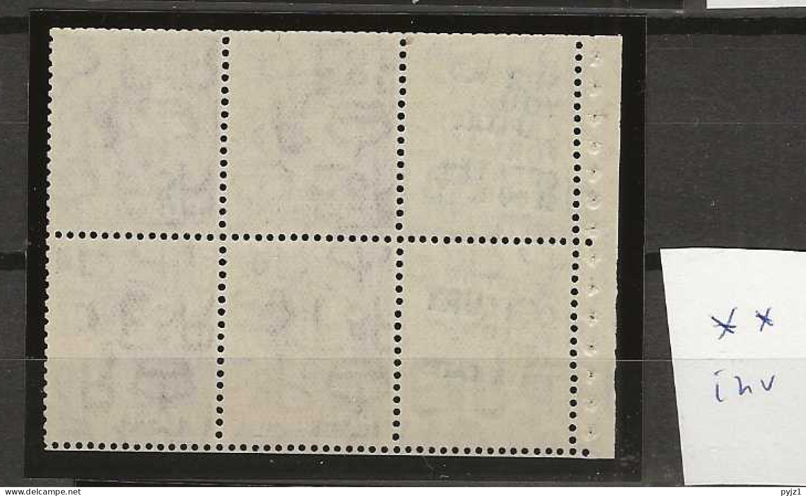 1936 MNH GB, SG 549a Booklet Pane Postfris** - Ongebruikt