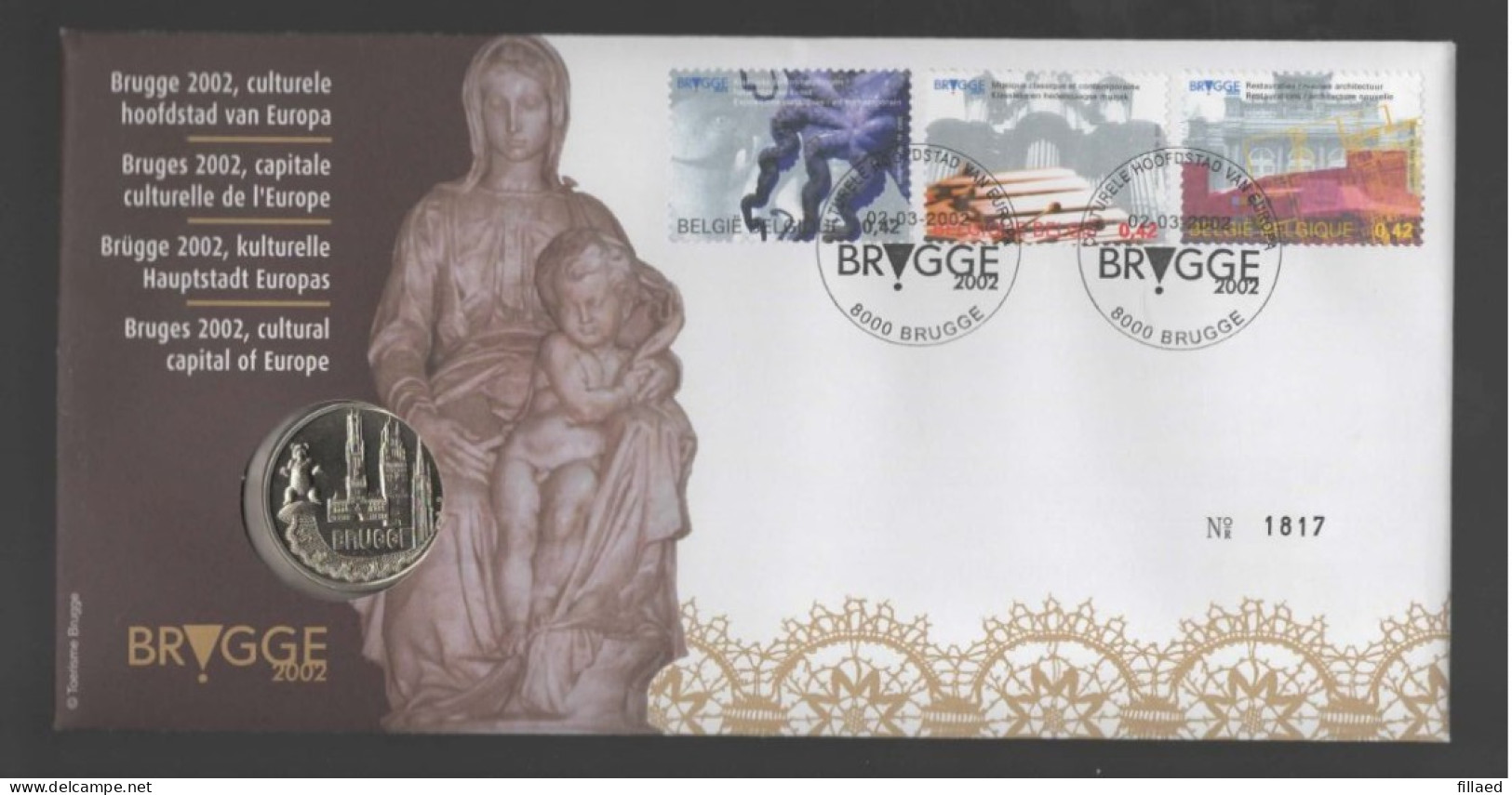 België: Numisletters 3058/60 Brugge 2002 - Numisletters