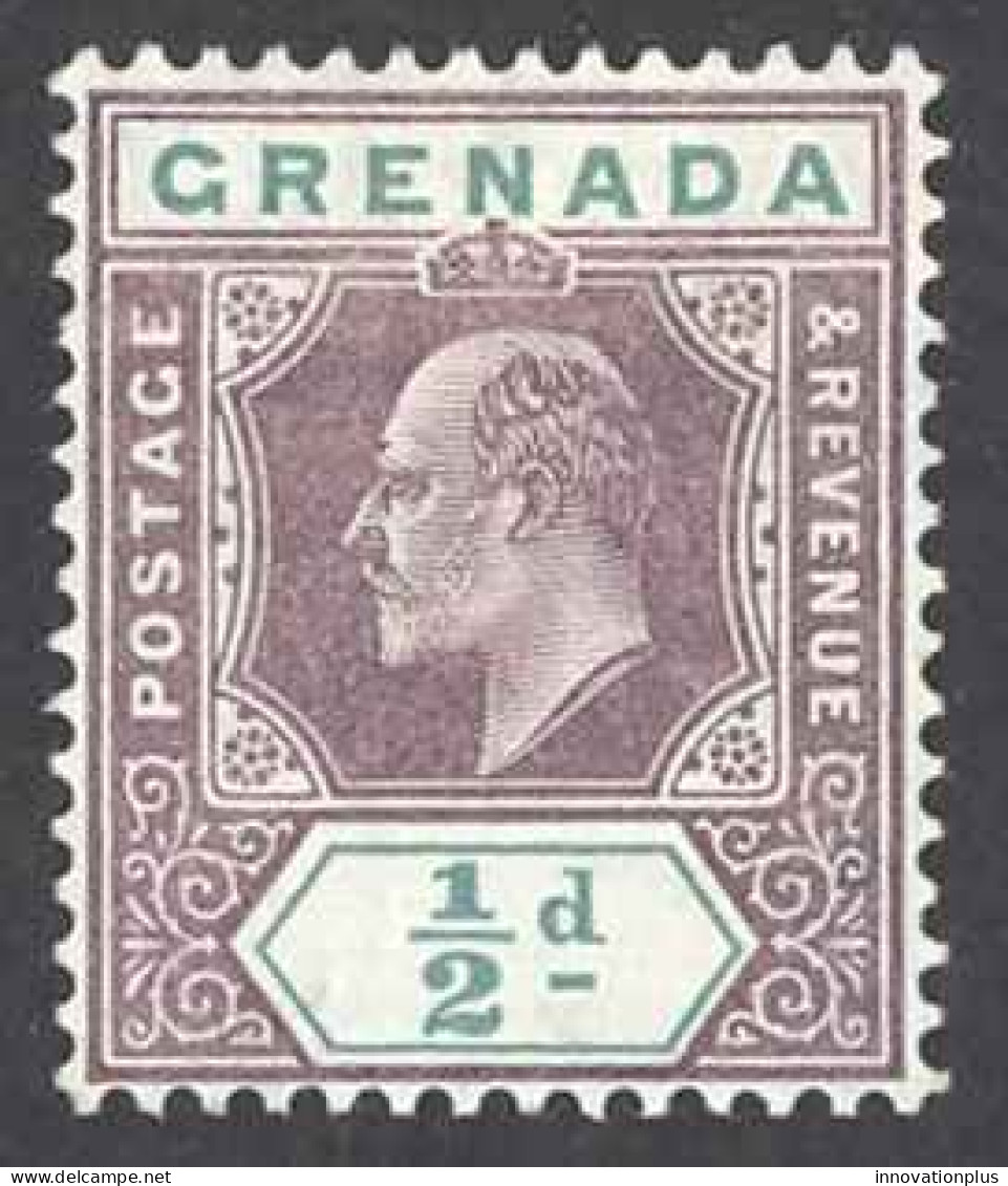 Grenada Sc# 58 MH 1904-1906 1/2p King Edward VII - Grenade (...-1974)