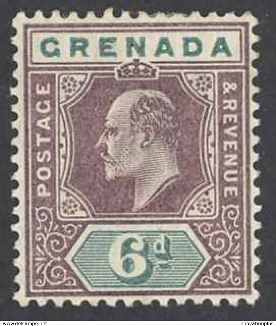 Grenada Sc# 63 MH (a) 1904-1906 6p King Edward VII - Grenade (...-1974)