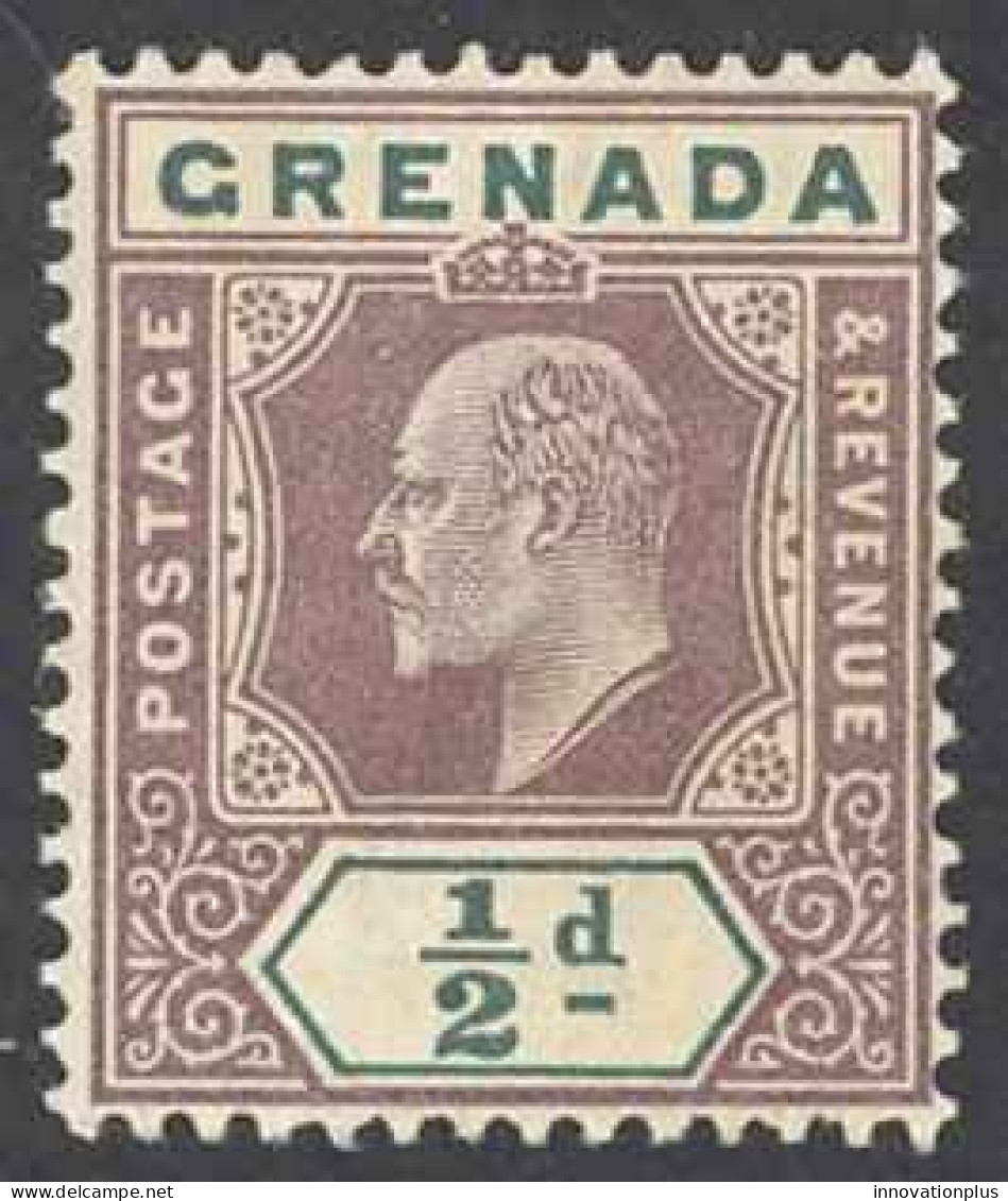 Grenada Sc# 48 MH 1902 1/2p King Edward VII - Grenada (...-1974)