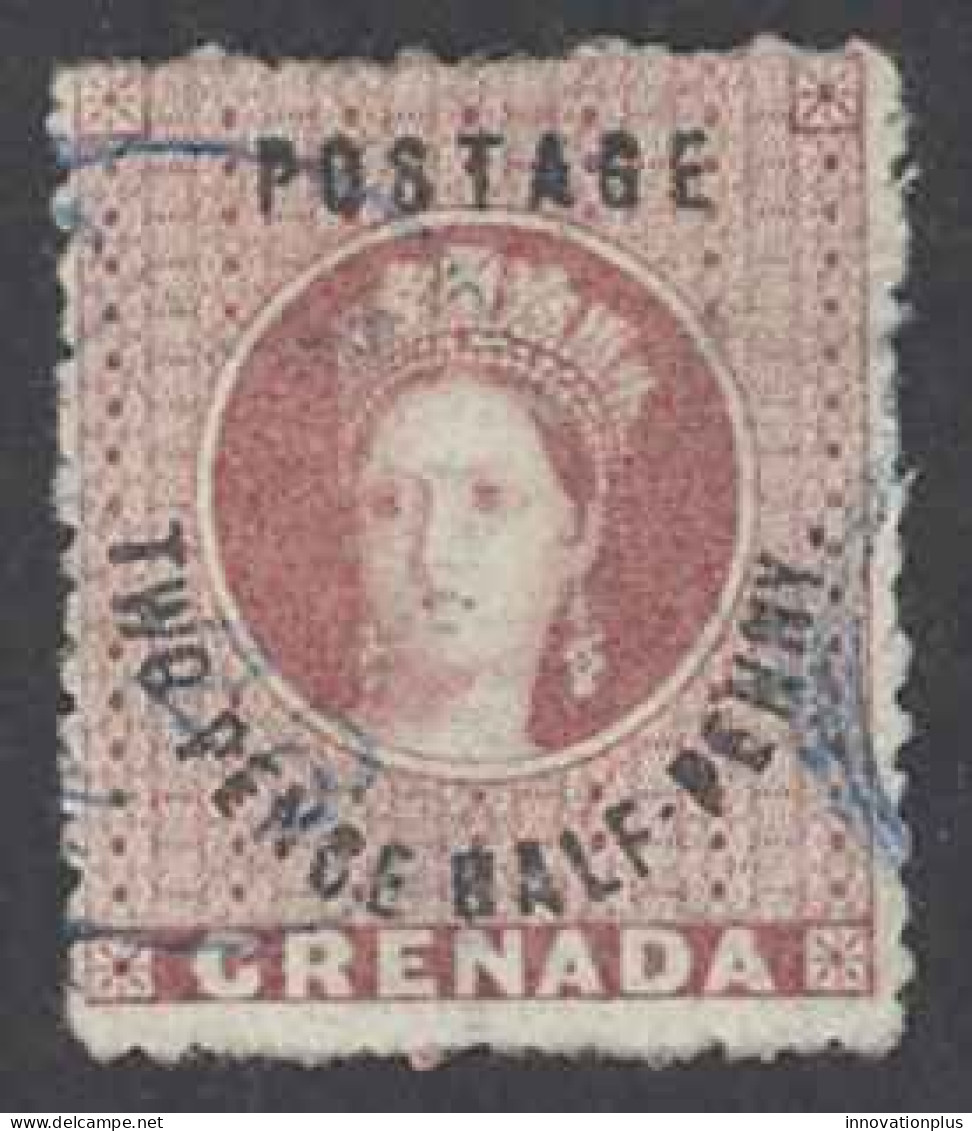 Grenada Sc# 9 Used 1881 2 1/2p Lake Queen Victoria - Grenada (...-1974)